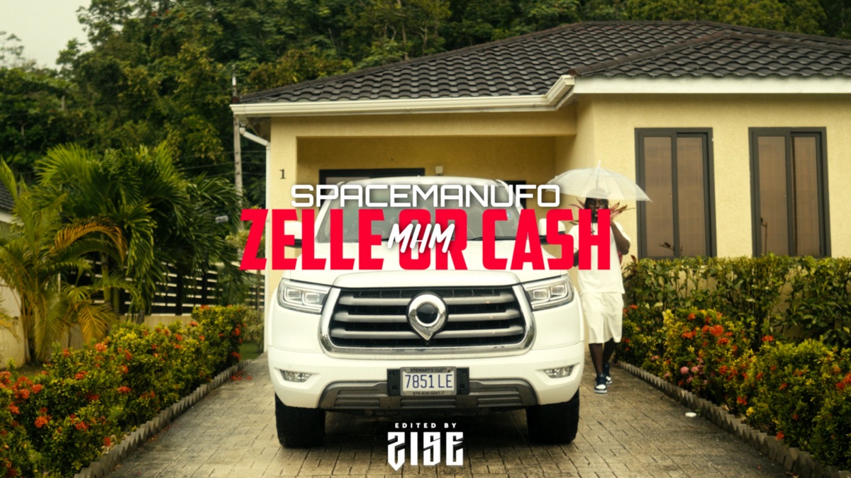 Still from the Zelle Or Cash music video